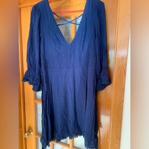 Lulu's Navy Blue Dress